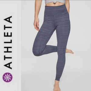 ATHLETA Jacquard Chaturanga Textured Tight size S